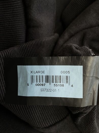 商品画像：yzy/ジップパーカー/XL/--/BLK/無地 5