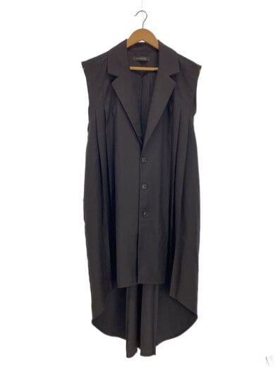 商品画像：ベスト/FREE/ポリエステル/BLK/無地/N26-032-BLK-05 1