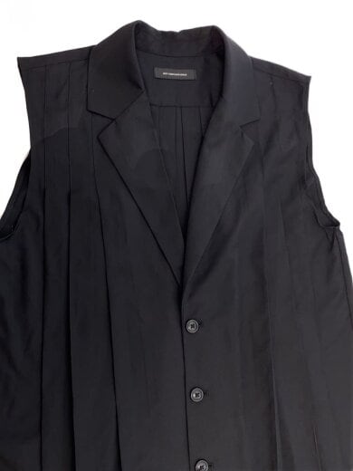 商品画像：ベスト/FREE/ポリエステル/BLK/無地/N26-032-BLK-05 6