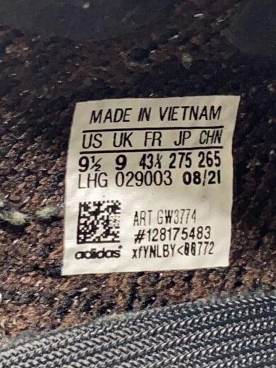 商品画像：ローカットスニーカー/26.5cm/BLK/GW3774 5