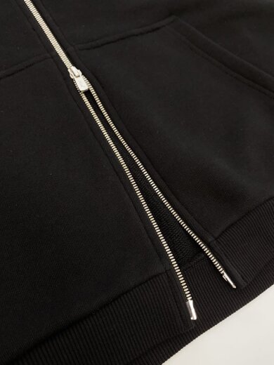 商品画像：パーカー/L/コットン/BLK/無地/26-070-060-0014-1-0 9