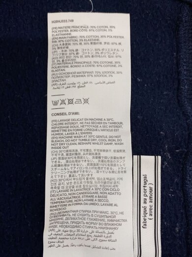 商品画像：スウェット/--/コットン/NVY/無地 5