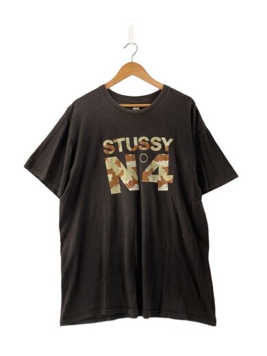 商品画像：Tシャツ/XL/コットン/BLK/プリント/日焼け有// 1