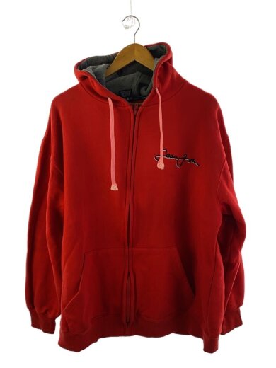 商品画像：ジップパーカー/XL/コットン/RED 1