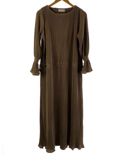 商品画像：長袖ワンピース/36/ポリエステル/BRW/460DSL33-0320 1