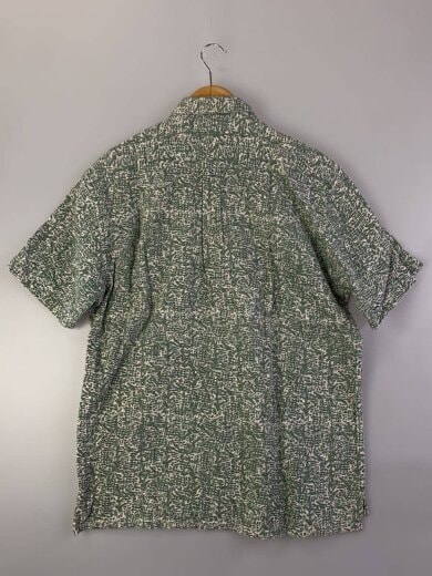 商品画像：半袖シャツ/M/コットン/GRN/総柄/80s 2