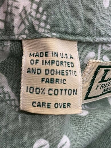 商品画像：アロハシャツ/M/コットン/GRN/総柄/USA製 5