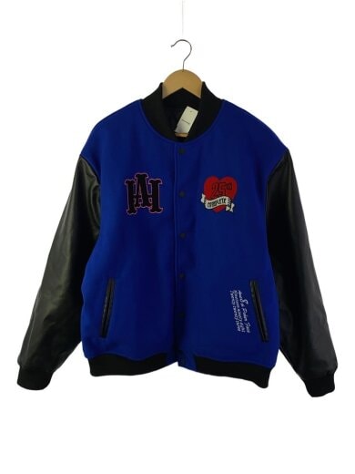 商品画像：スタジャン/L/ポリエステル/ブルー/無地 1