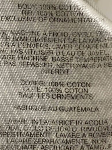 商品画像：Tシャツ/M/コットン/CRM/プリント 4