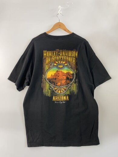 商品画像：USA製/FREEDOM TO RIDE/両面プリント/Tシャツ/XXL/コットン/BLK/プリント// 2