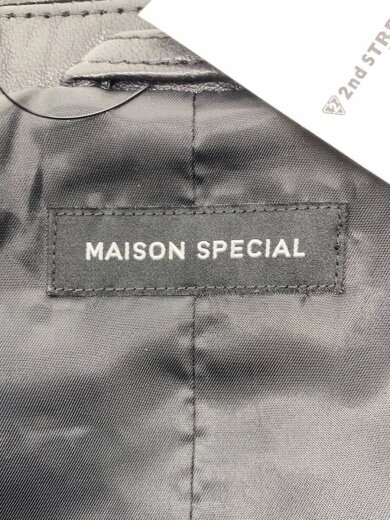 商品画像：レザージャケット・ブルゾン/36/牛革/BLK/無地/21232215202 3