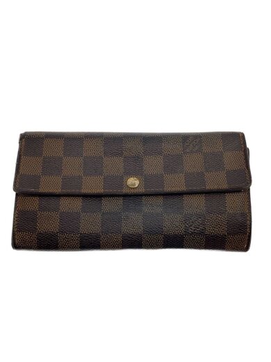 商品画像：長財布/--/BRW/チェック/レディース 1