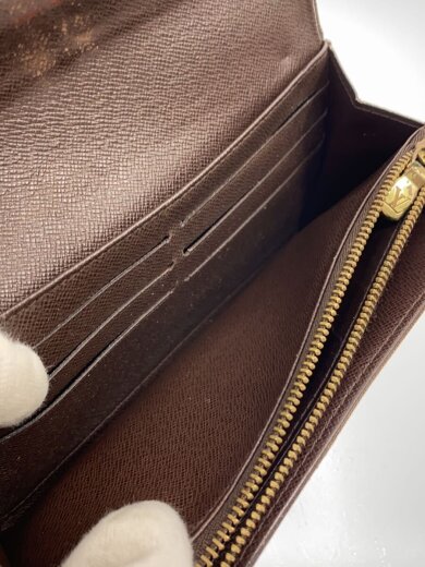 商品画像：長財布/--/BRW/チェック/レディース 6