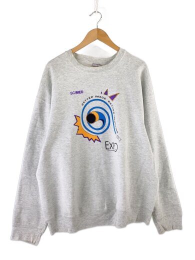 商品画像：スウェット/XL/コットン/GRY/無地 1