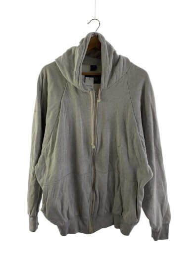 商品画像：ジップパーカー/XL/コットン/GRY/無地// 1