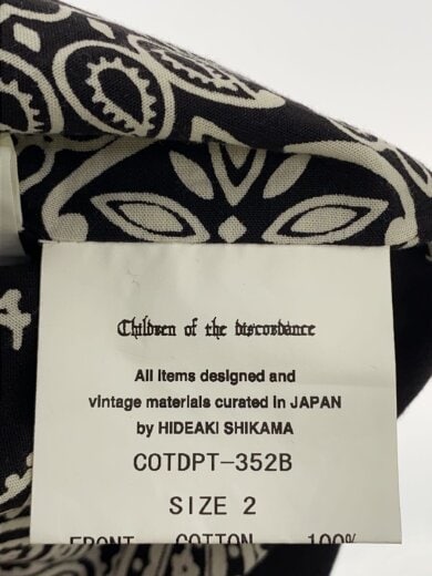 商品画像：ショートパンツ/2/コットン/BLK/無地/cotdpt-352b 5