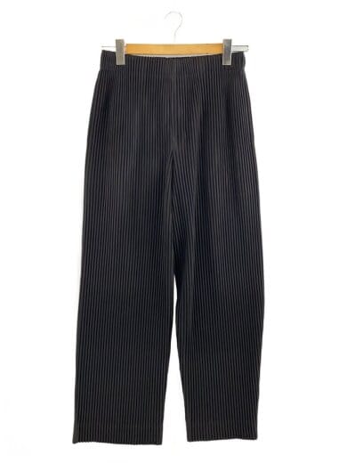 商品画像：COLOR PLEATS 1/ストレートパンツ/1/ポリエステル/BLK/無地/HP61JF172// 1