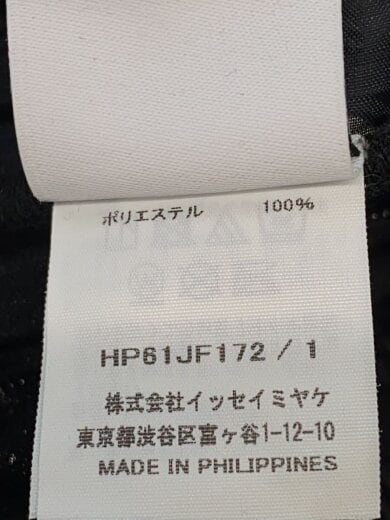 商品画像：COLOR PLEATS 1/ストレートパンツ/1/ポリエステル/BLK/無地/HP61JF172// 5