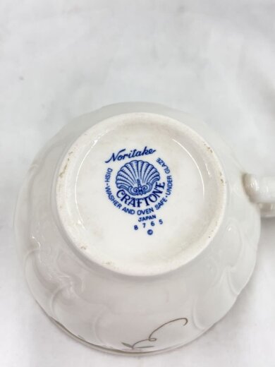 商品画像：カップ&ソーサー/5点セット/WHT// 3