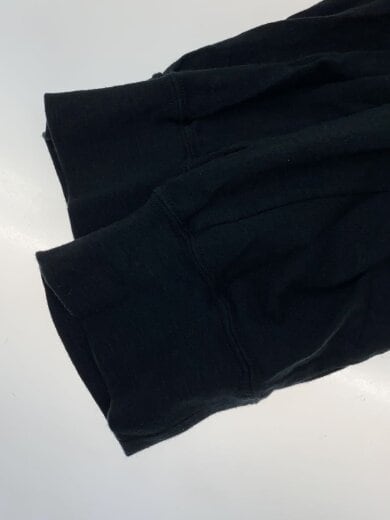 商品画像：ジップパーカー/3/コットン/BLK/無地// 4
