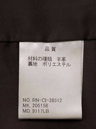 商品画像：ジャケット/M/羊革/BRW/無地// 5