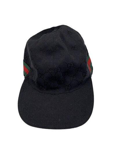 商品画像：キャップ/M/ポリエステル/BLK/総柄/メンズ/200035・204891 1