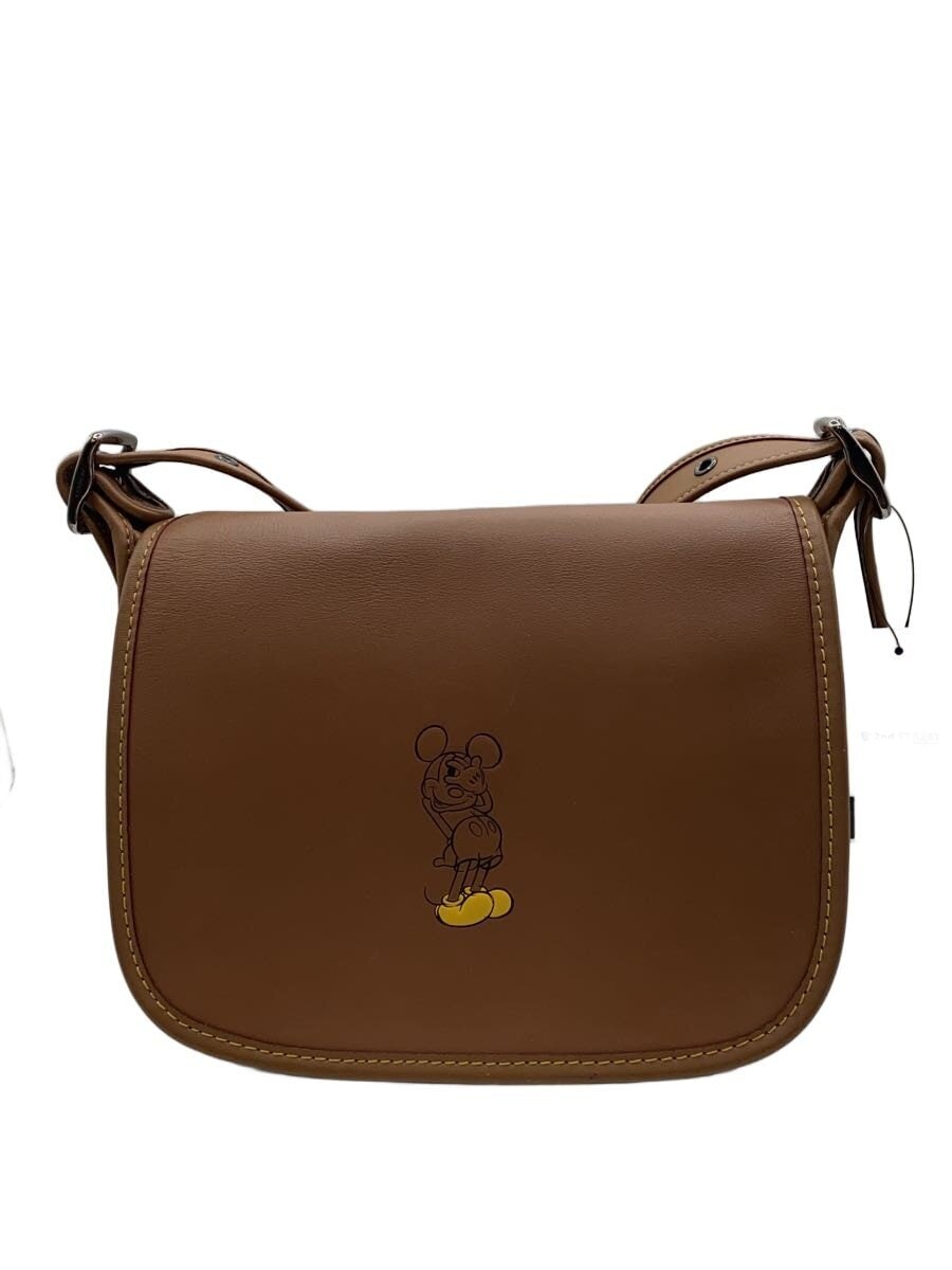 COACH / ショルダーバッグ/レザー/BRW//