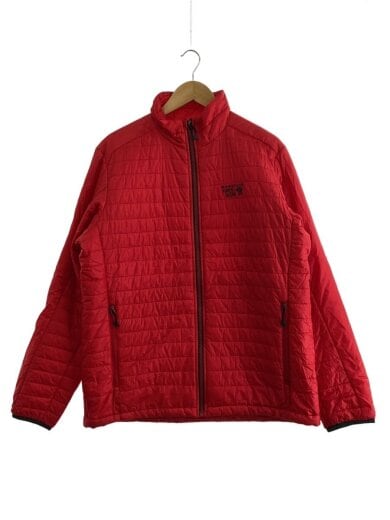 商品画像：ジャケット/L/ナイロン/RED/無地/OM5668 1