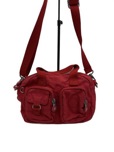 商品画像：ショルダーバッグ/ポリエステル/RED/無地 1