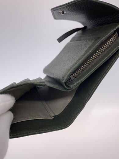 商品画像：3つ折り財布/レザー/GRN/レディース 6