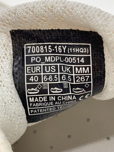 商品画像：ローカットスニーカー/US6.5/WHT/700815-16Y// 5