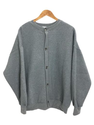 画像：その他ブランドepnok/クルーネックスウェットカーディガン/M/ポリエステル/GRY1