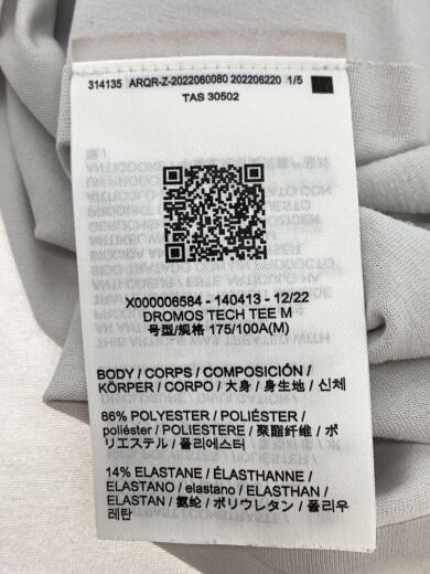 画像：ARC’TERYX VEILANCEDROMOS TECH TEE/ドロモス テック Tシャツ/M/ポリエステル/グレー/X0000065845