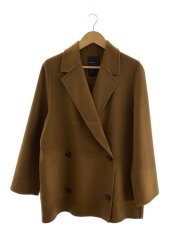 24AW/Super160sチェスターミドルコート/38/ウール/キャメル/24-020-240-5060-3-0