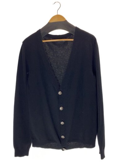 商品画像：スクロールラベル/クロスパッチ/クロスボールボタン/カシミヤカーディガン/M/2213-304-0212// 1