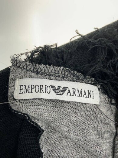 商品画像：タグ付/ストール/マフラー/レーヨン/ブラック×グレー/メンズ 2