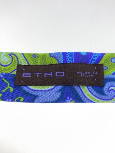 商品画像：ペイズリー/ネクタイ/シルク/BLU/総柄/メンズ 3