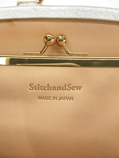 商品画像：がま口レザーウォレット/財布/レザー/シルバー/レディース 3