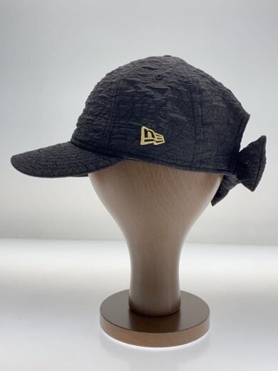 商品画像：RIBBON JACQUARD CAP/キャップ/L/ポリエステル/BLK/レディース/20579125090 2