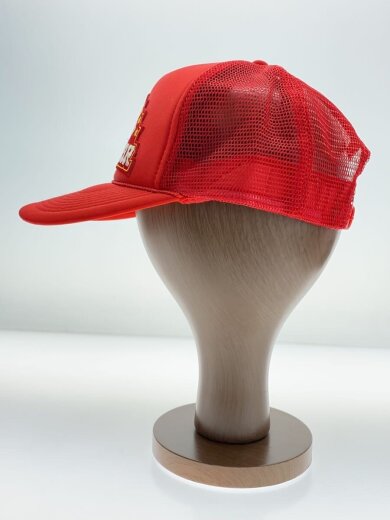 商品画像：SLASTAR/メッシュキャップ/FREE/ポリエステル/RED/メンズ 2