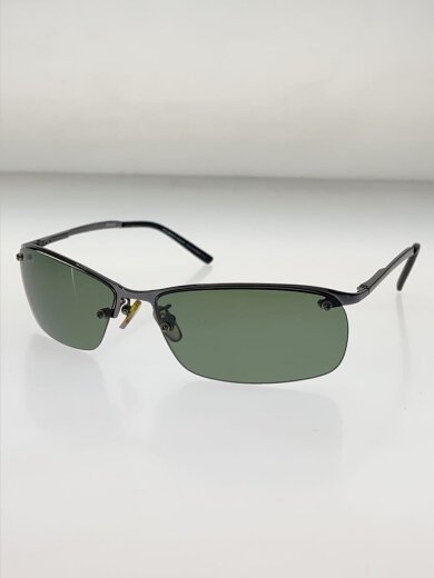 商品画像：サングラス/ハーフリム/メタル/SLV/BLK/メンズ/P233-DRGN13 2