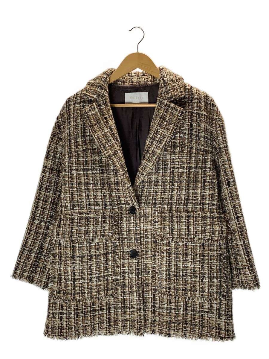 BALLSEY / ラメミックスツイード テーラーカラージャケット/36/ポリエステル/BEG/11-08-44-08301