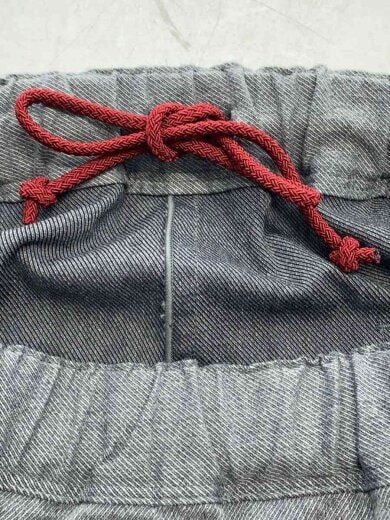 商品画像：筒下/ラップパンツ/イージーパンツ/ワイドパンツ/S/コットン/グレー/無地/SS-104 3