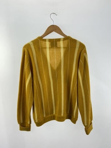 商品画像：70s/Penneysタグ/カーディガン/M/アクリル/イエロー/ストライプ 2