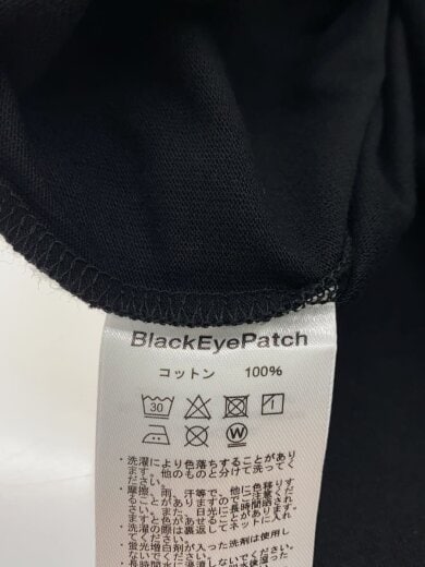 商品画像：タグ付/取扱注意/Tシャツ/M/コットン/ブラック/BEPSS25TE59 4
