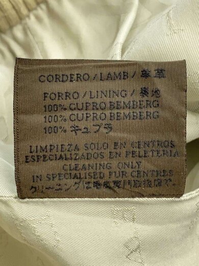 商品画像：スウェードブルゾン/羊革/レザージャケット・ブルゾン/48/CRM// 5