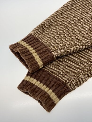 商品画像：V neck/50％ FUCK YOU 50％ MISS YOU/ニット/L/ブラウン/SC2220-KN07 5