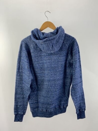 商品画像：後付け/アルパカ混/ジップパーカー/L/コットン/ブルー 2