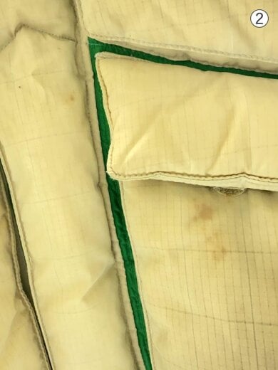 商品画像：ARMORED PUFF JACKET/ダウンジャケット/L/ナイロン/IVO/G055400 6