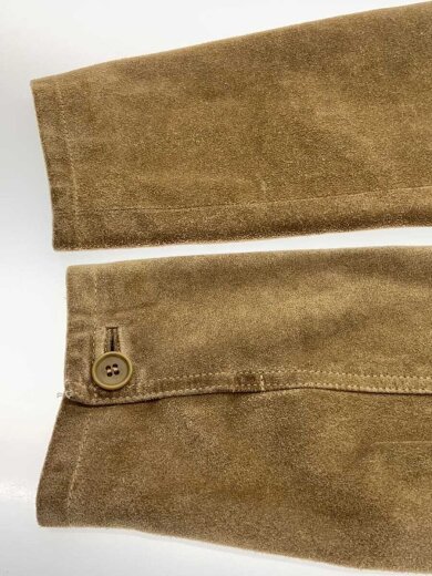 商品画像：スウェードカバーオール/3/牛革/ベージュ/無地/48-050Z 5